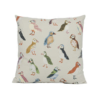 Thumbnail for Prestigious Textiles - Puffin - Driftwood - Fun Cushion Cover Whimsical Throw Pillow Colourful Designer Home Décor