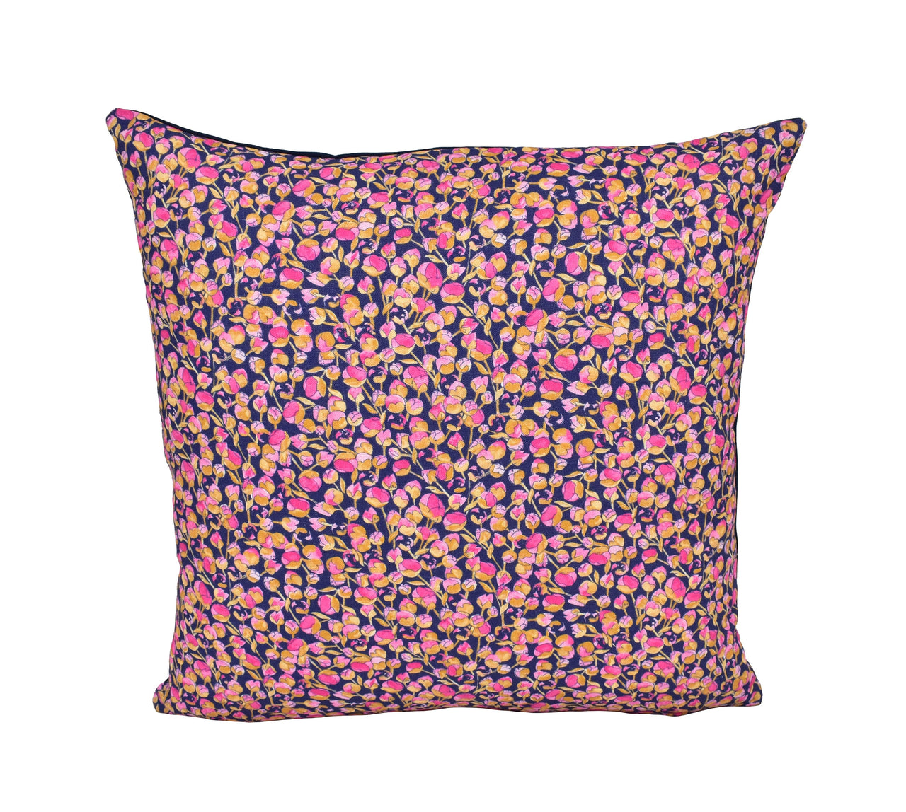 Liberty - Eliza - Blue and Pink - Handmade Cushion Cover Stunning Throw Pillow Designer Home Décor