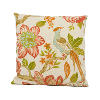 Thumbnail for Schumacher - Huntington Gardens - Coral - Stunning Tree Of Life Designer Cushion Cover - Handmade Throw Pillow - Luxury Home Decor