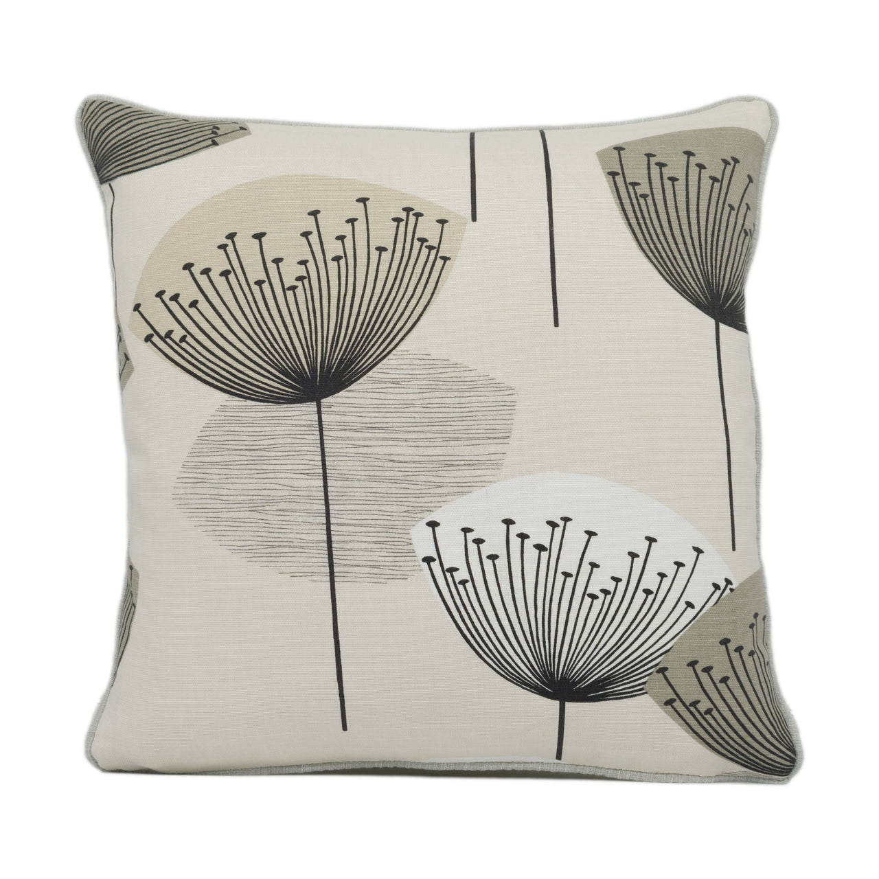 Sanderson - Dandelion Clocks - Neutral - Cushion Cover Throw Pillow Designer Home Decor