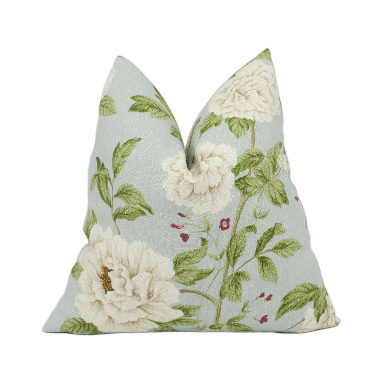 Sanderson - Peony Tree - Duckegg / Cream - Stunning Designer Cushion Cover Home Décor Throw Pillow