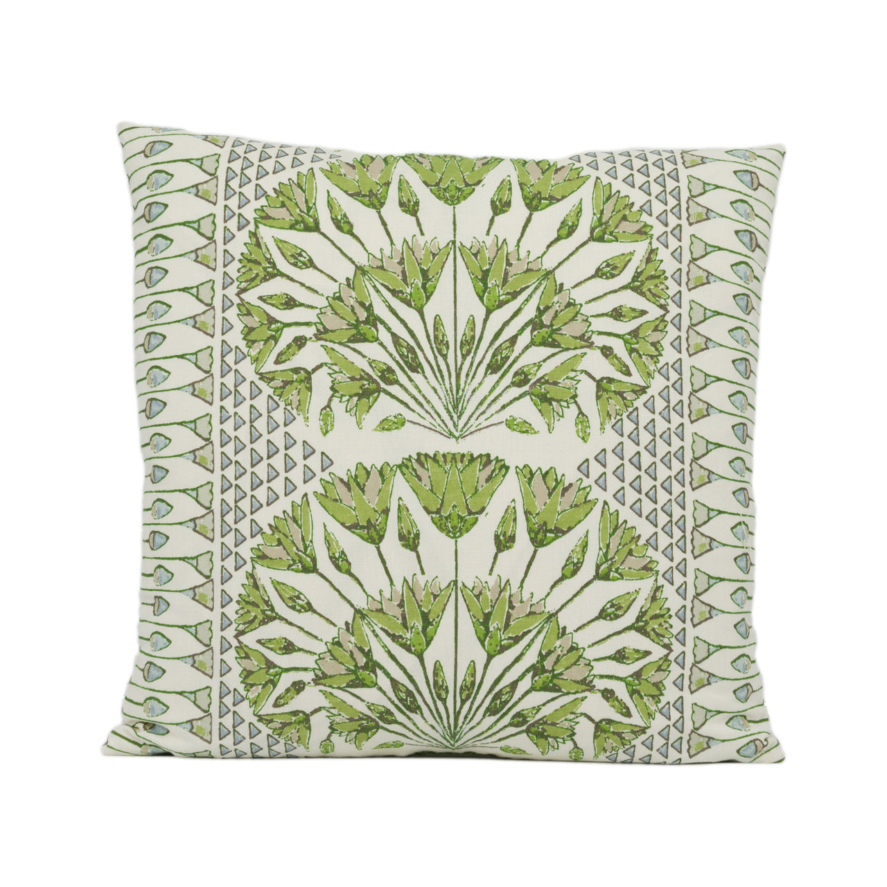 Anna French x Thibaut - Cairo - Green and White - Stunning Cushion Cover Handmade Throw Pillow Designer Home Décor