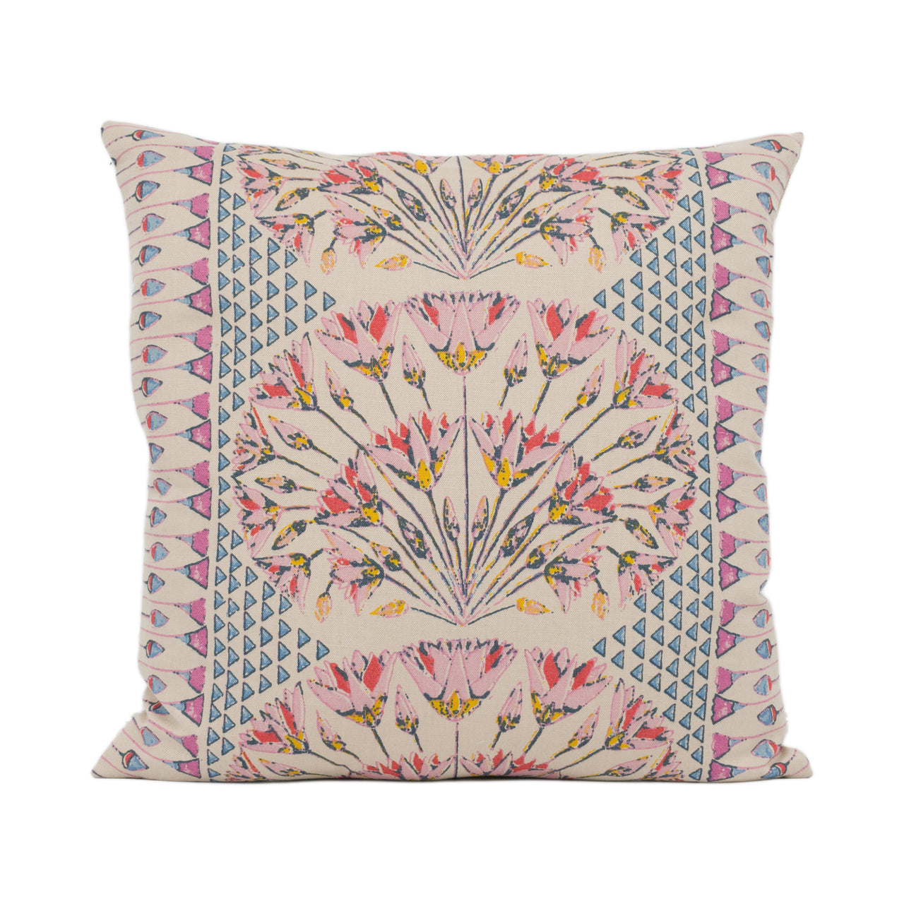 Anna French x Thibaut - Cairo - Pink and Coral - Stunning Cushion Cover Handmade Throw Pillow Designer Home Décor