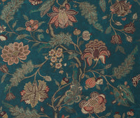 Thumbnail for Zoffany - Indienne Print - Prussian Blue / Koi - Luxurious Floral Zoffany Archive Cushion Cover - Handmade Throw Pillow Designer Home Decor