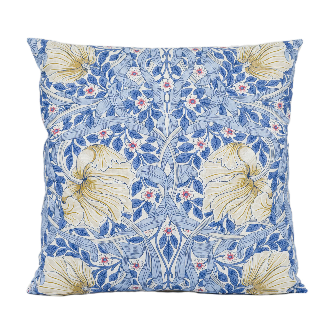 William Morris - Pimpernel - Woad - Classic English Floral Cushion Cover Handmade Throw Pillow Designer Home Décor