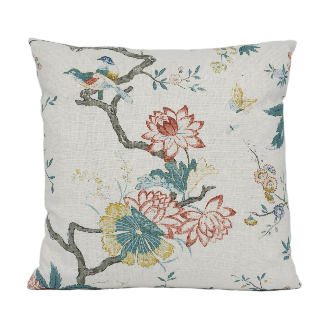 GP & J Baker - Oriental Bird - Teal - Cushion Cover Throw Pillow Designer Home Décor