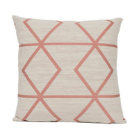 Thumbnail for Scion - Pivot - Jasmine / Blush - Stunning Modern Geometric Cushion Cover Handmade Throw Pillow Designer Home Décor