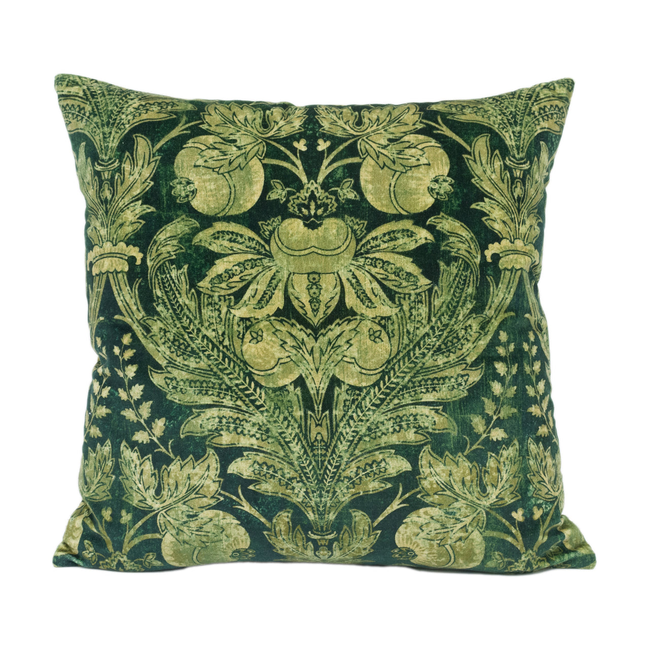 GP & J Baker - Lapura Velvet - Emerald - Elegant Indienne Inspired Cushion Cover - Handmade Throw Pillow Designer Home Décor