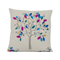 Thumbnail for Voyage - Rinjani - Winter - Colourful Applique Tree Cushion Cover - Handmade Throw Pillow Designer Home Décor