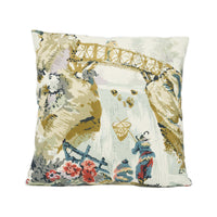 Thumbnail for Thibaut - Moorea - Cream on Coral - Gorgeous Asian Designer Cushion Cover Home Décor Handmade Throw Pillow