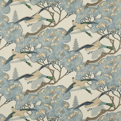 Mulberry - Flying Ducks - Blue - Stunning Designer Cushion Cover Home Decor Throw Pillow