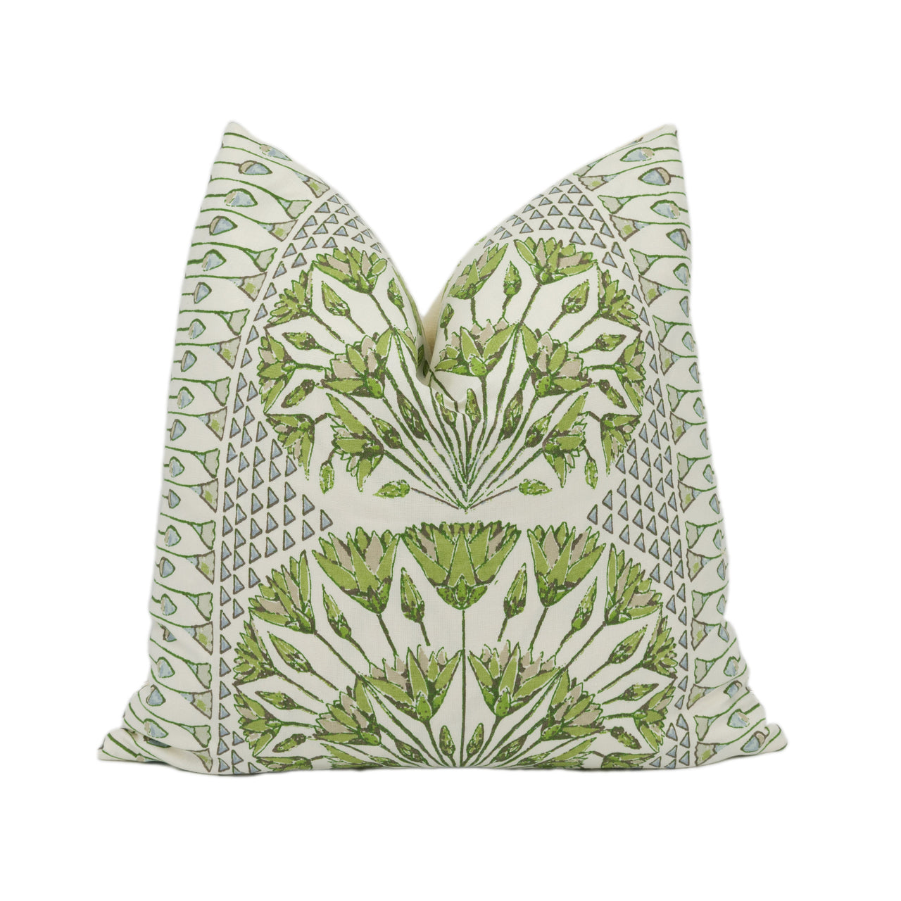 Anna French x Thibaut - Cairo - Green and White - Stunning Cushion Cover Handmade Throw Pillow Designer Home Décor