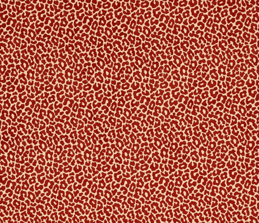 Timothy Corrigan for Schumacher - Madeleine - Grenadine - Luxurious Leopard Print Velvet Designer Cushion Cover - Handmade Throw Pillow