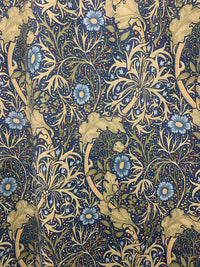 Thumbnail for William Morris - Seaweed- Cobalt/Thyme  224472 -  Made to Measure Curtains Designer Home Decor