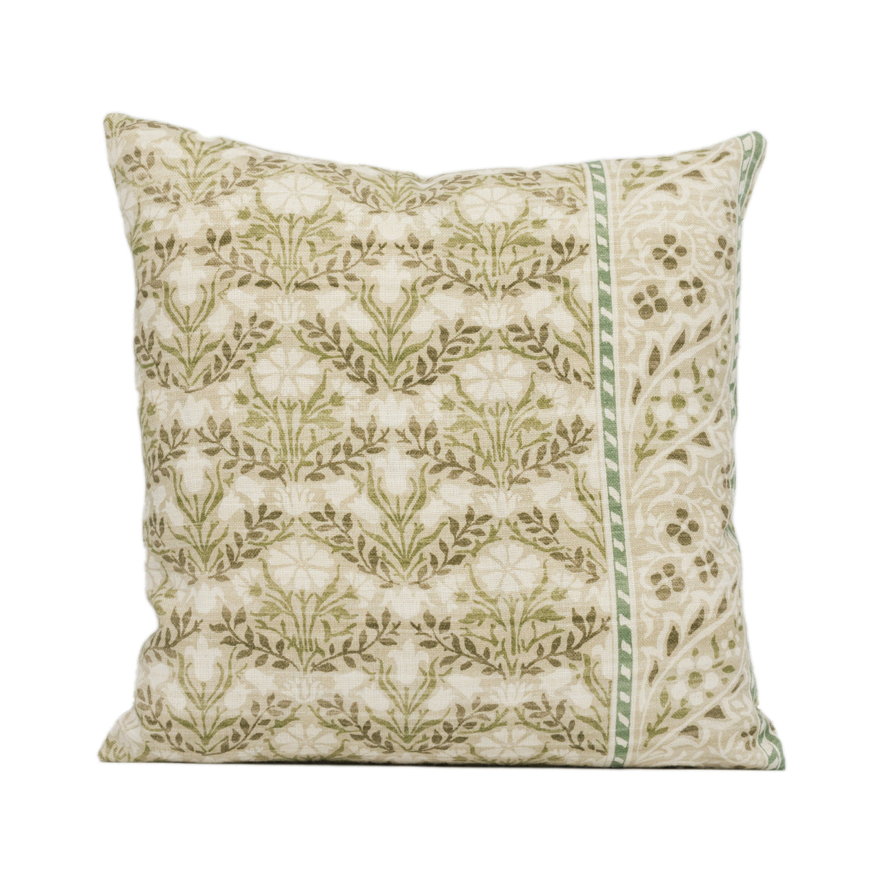 William Morris - Morris Bellflowers - Fennel / Grey - Stunning Classic English Designer Cushion Cover Home Décor Throw Pillow