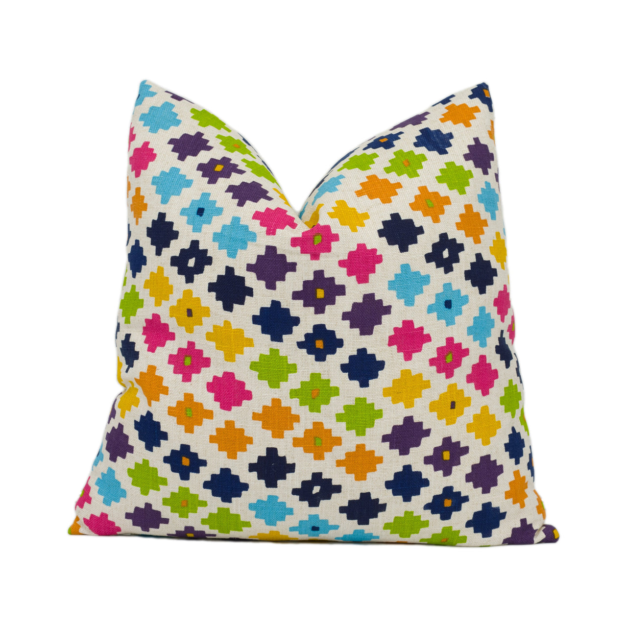 Andrew Martin - Serengeti - Multi - Bright Fun Geometric Cushion Cover Handmade Throw Pillow Designer Home Décor