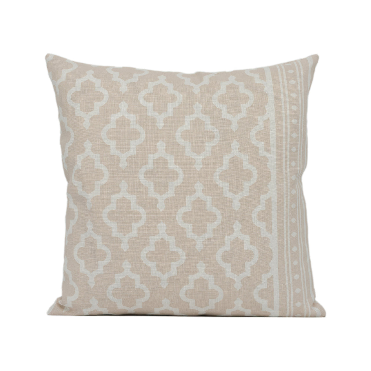 Schumacher - Jake - Quiet Pink - Moroccan Inspired Geometric Cushion Cover Handmade Throw Pillow Designer Home Décor