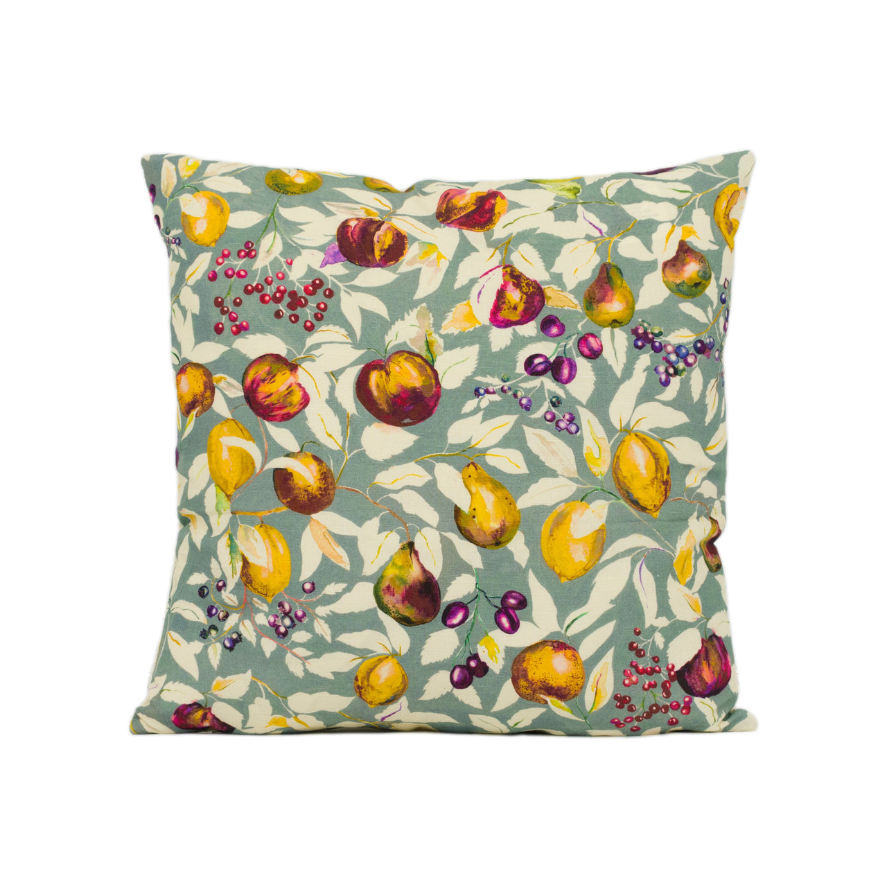 Liberty - Fruit Billett - Lemon Tree - Floral Fruit Tree Cushion Cover Handmade Throw Pillow Designer Home Décor