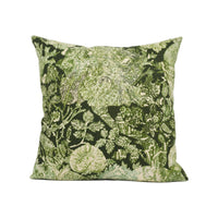 Thumbnail for Liberty - Emerald and Rose - Bruce Green - Morris Inspired Floral Cushion Cover - Handmade Throw Pillow - Designer Home Décor