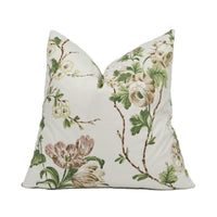 Thumbnail for Schumacher - Betty Chintz - Quiet Pink - Lush Floral Cushion Cover - Handmade Throw Pillow - Designer Home Décor