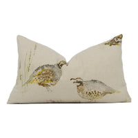 Thumbnail for Voyage - Game Birds - Linen - Rustic Countryside Cushion Cover Handmade Throw Pillow Designer Home Décor