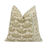 Thumbnail for William Morris - Morris Bellflowers - Fennel / Grey - Stunning Classic English Designer Cushion Cover Home Décor Throw Pillow