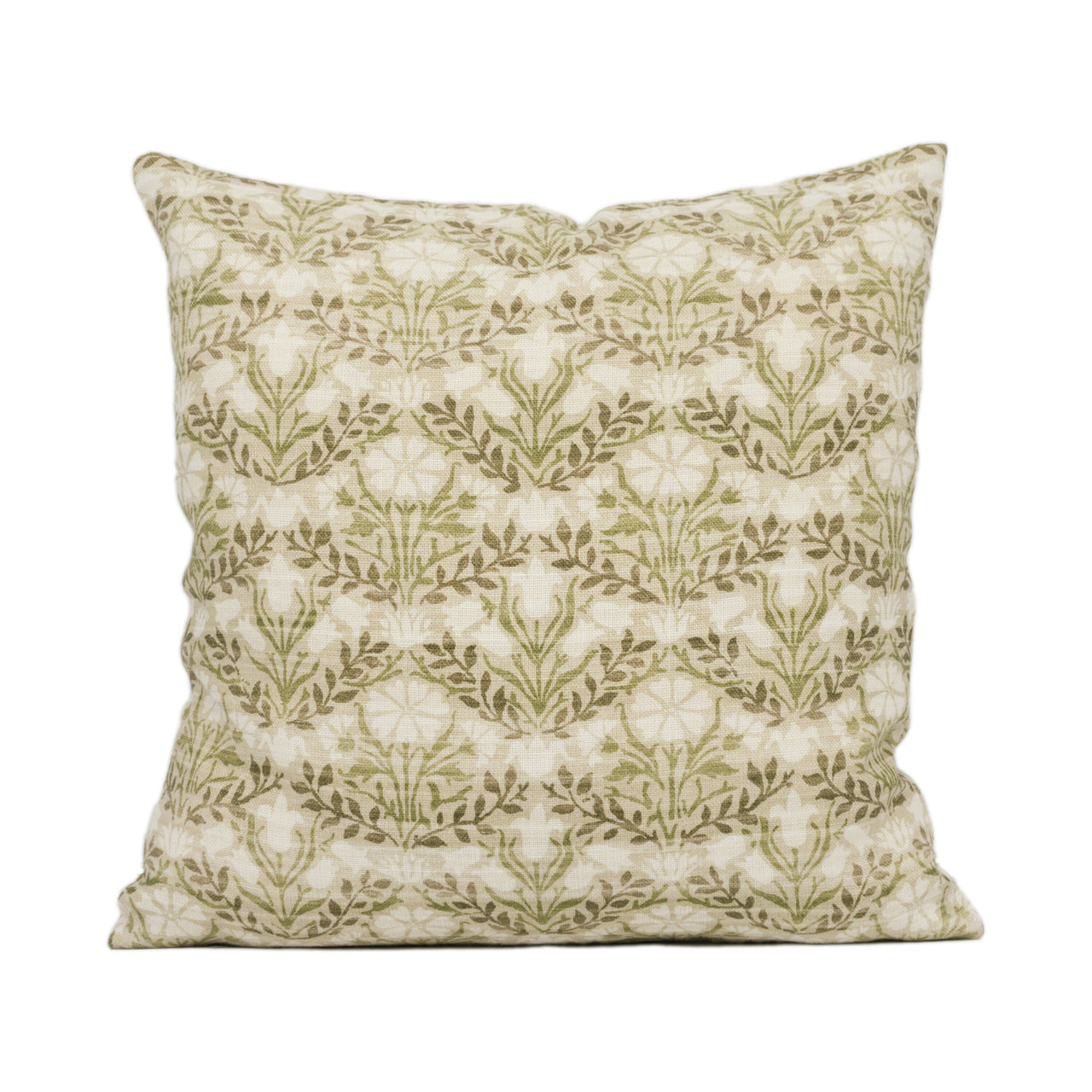 William Morris - Morris Bellflowers - Fennel / Grey - Stunning Classic English Designer Cushion Cover Home Décor Throw Pillow