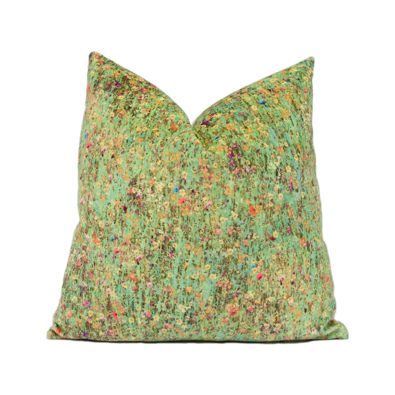 Liberty of London - Mawston Meadow Velvet - Dew - Plush Floral Cushion Cover Throw Pillow Designer Home Décor