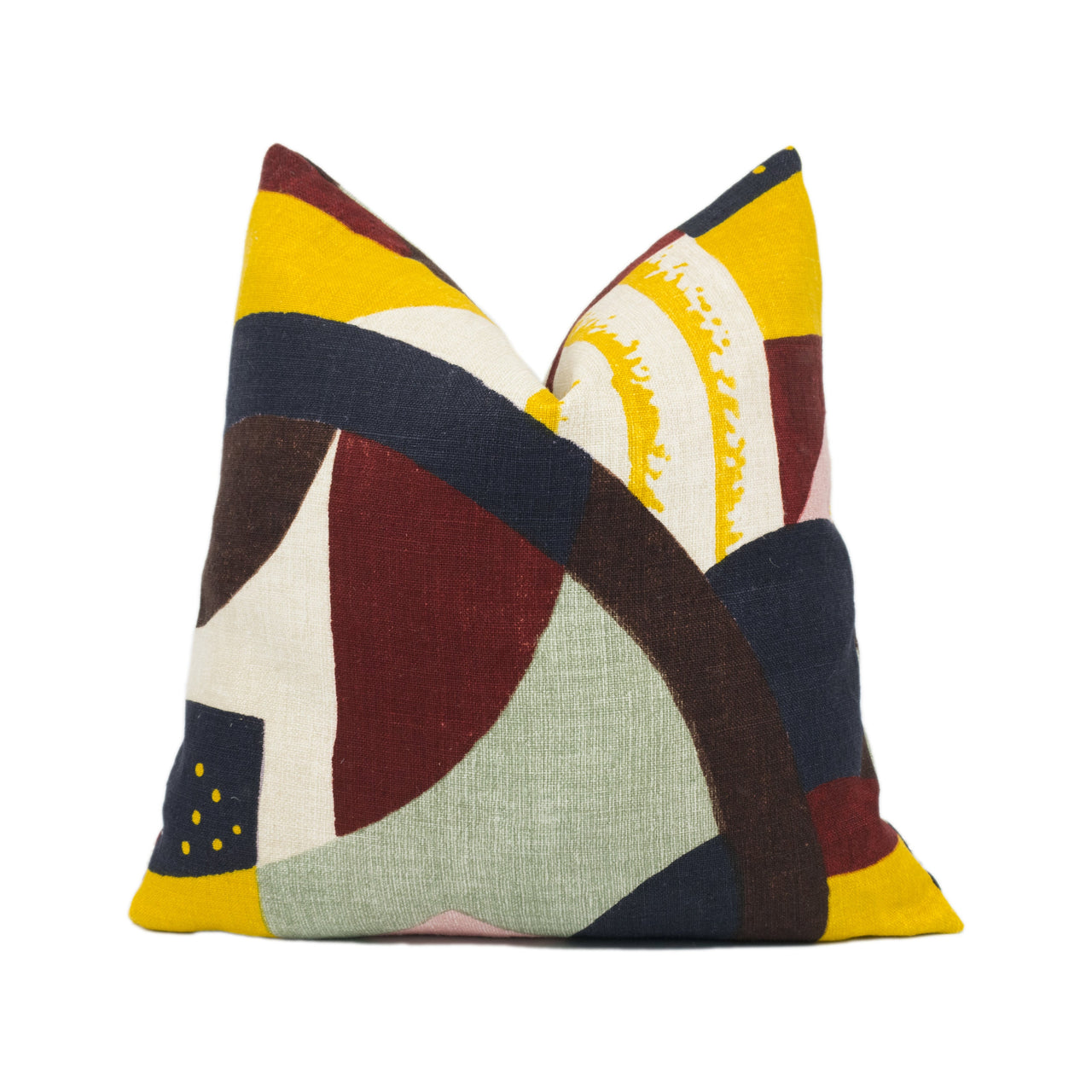 Zoffany - Abstract 1928 - Multi - Bold Bauhaus Influenced Cushion Cover Handmade Throw Pillow Designer Home Décor