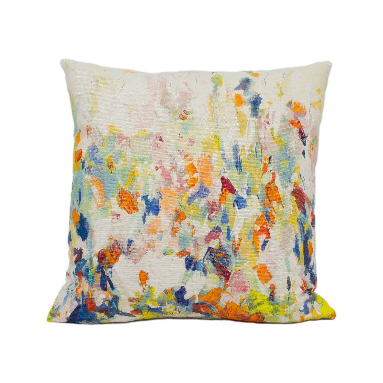 Prestigious - Flower Garden - Fresco - Painterly Abstract Floral Cushion Cover Handmade Throw Pillow Designer Home Décor