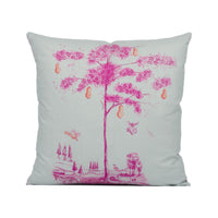 Thumbnail for Andrew Martin - Travelers Tales - Hot Pink - Whimsical Fairy Tale Inspired Cushion Cover - Handmade Throw Pillow Designer Home Décor