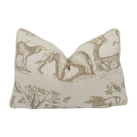 Thumbnail for Andrew Martin - Jungle - Linen - Contrast Piped Stunning Cushion Cover Throw Pillow Home Decor