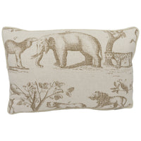 Thumbnail for Andrew Martin - Jungle - Linen - Contrast Piped Stunning Cushion Cover Throw Pillow Home Decor