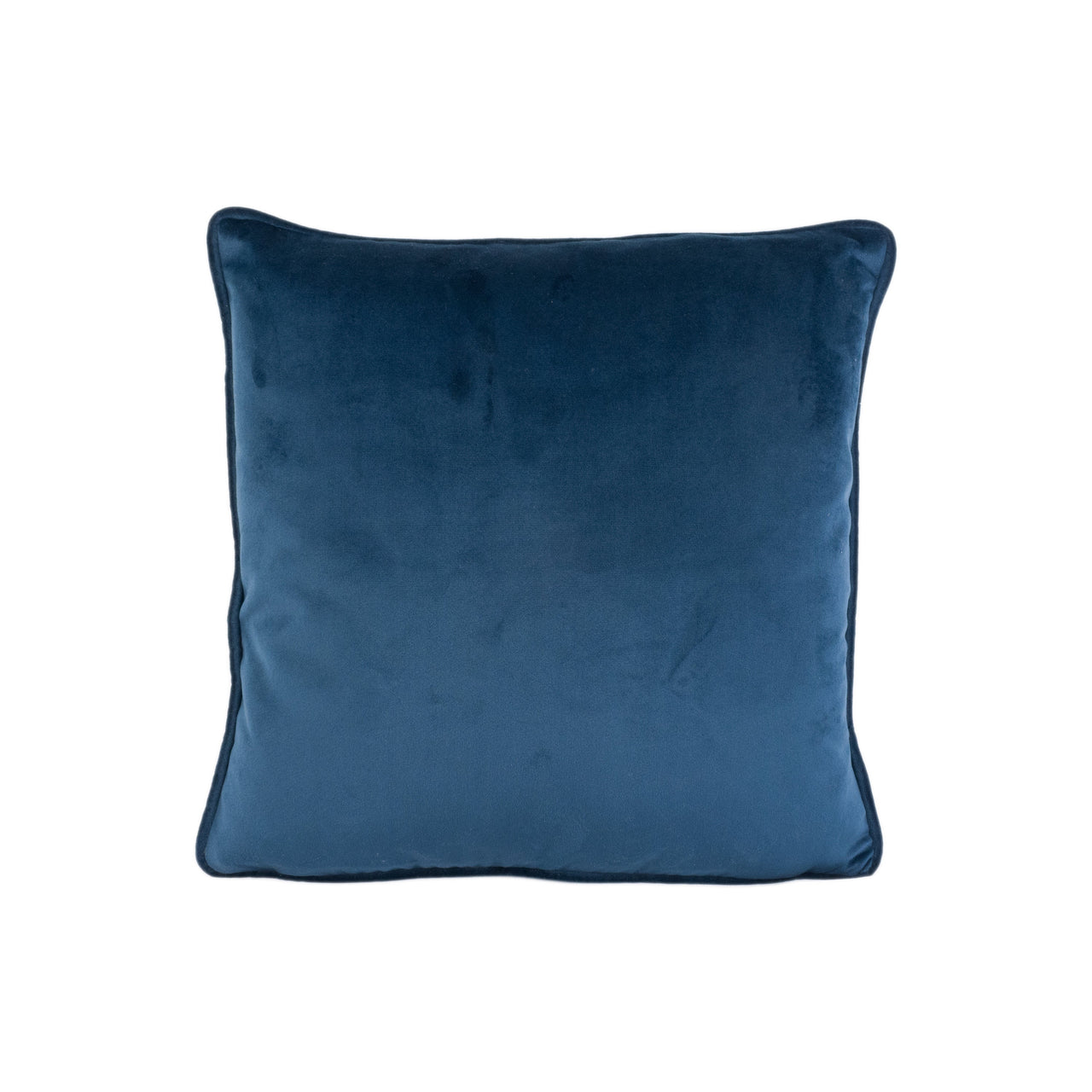 Stunning Plush Dark Blue Royal Velvet Cushion Cover - Handmade Throw Pillow - Designer Home Decor