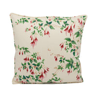 Thumbnail for Colefax and Fowler - Fuchsia Chintz - Red - Graceful Delicate Floral Designer Cushion Cover - Handmade Throw Pillow - Luxury Home Décor