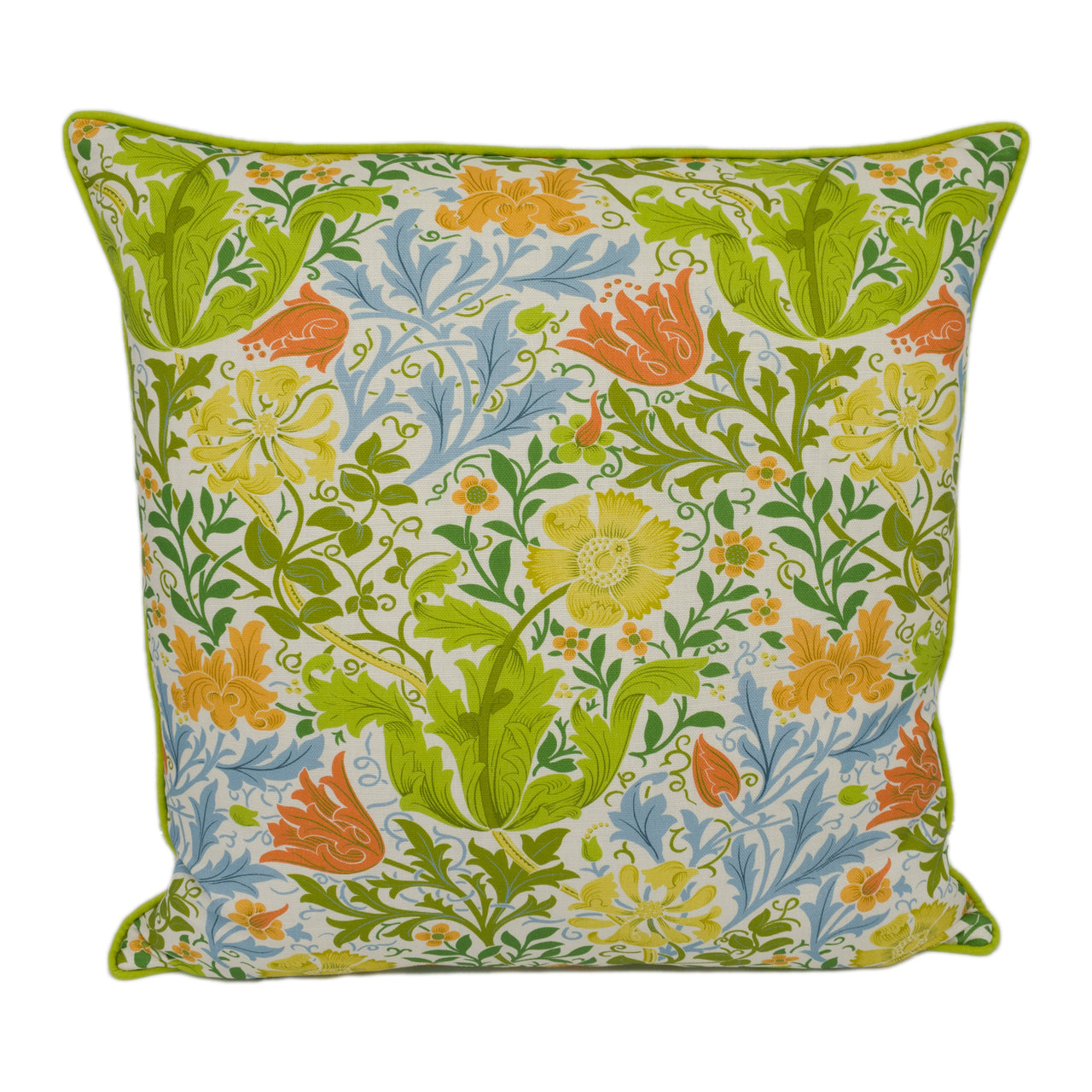 William Morris & Ben Pentreath - Compton - Spring - Bright Colourful Floral Cushion Cover - Handmade Throw Pillow - Designer Home Décor