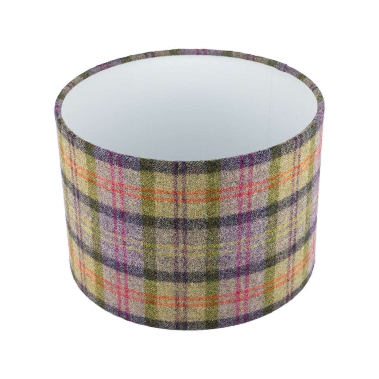 Art of the Loom - Oban Plaid - Thistle - Lampshade - Ceiling Light -  Stunning Bright Colourful Tartan Plaid - Handmade Designer Home Décor