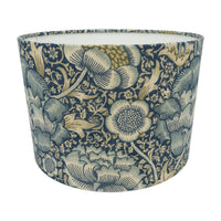 Thumbnail for William Morris - Wandle - Blue / Stone - Lampshade - Ceiling Light -  Classic English Designer Florals - Handmade Home Décor