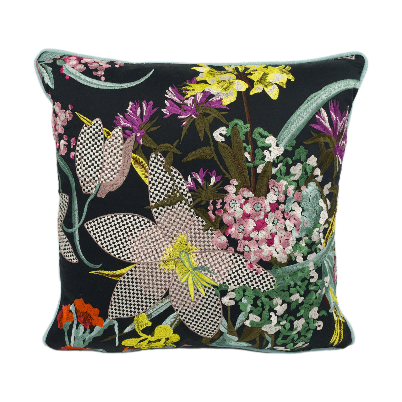 Christian Lacroix for Designers Guild - Josephine - Reglisse - Stunning Floral Cushion Cover - Handmade Throw Pillow - Designer Home Décor