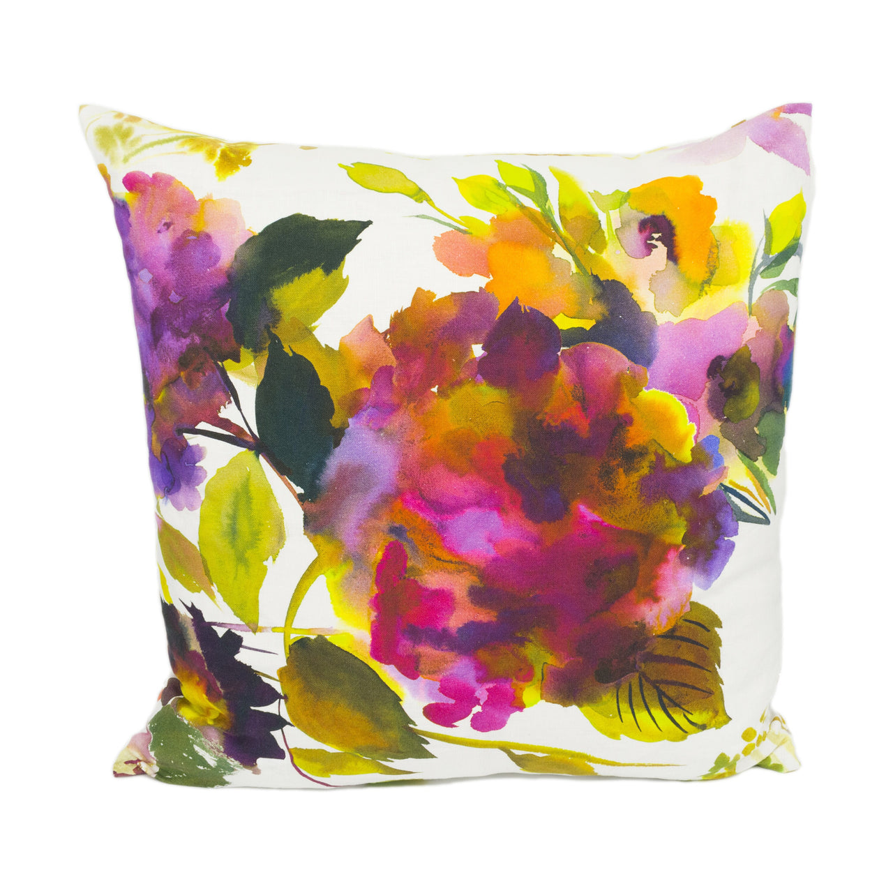 Designers Guild - Palace Flower Grande - Saffron - Painterly Watercolour Floral Cushion Cover - Handmade Throw Pillow - Designer Home Décor