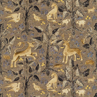 Thumbnail for Zoffany - Arden - Pewter - Mid-Century British Tapestry Cushion Cover - Handmade Throw Pillow - Designer Home Décor