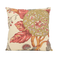 Thumbnail for Schumacher - Mandalay Tree - Document - Classic Floral Vine Cushion Cover - Handmade Throw Pillow - Designer Home Décor