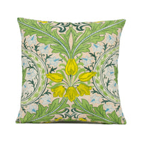 Thumbnail for William Morris - Ben Pentreath - Merton - Leaf Green / Sky - Bright Cushion Cover - Handmade Throw Pillow - Designer Home Décor