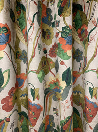 Thumbnail for G P & J Baker - California Velvet Fabric - BP10813/4 - Red/Cream -curtains/drapes - Stunning Designer Fabric