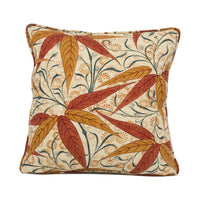 Thumbnail for William Morris - Bamboo - Russet / Siena - Colourful Autumnal Floral Plant Cushion Cover - Handmade Throw Pillow - Designer Home Décor