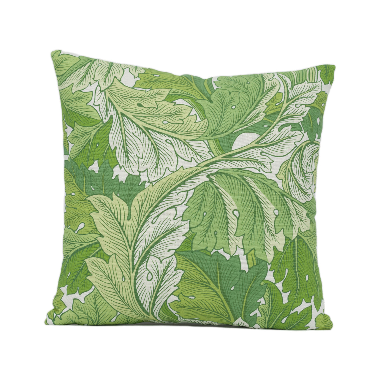 William Morris - Acanthus - Leaf Green - Classic Scrolling Leaf Cushion Cover - Handmade Throw Pillow - Designer Home Décor