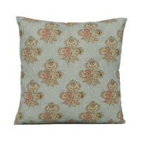 Thumbnail for GP & J Baker - Poppy Paisley - Aqua - Classic Floral Paisley Cushion Cover - Handmade Throw Pillow - Designer Home Décor