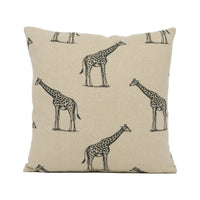 Thumbnail for Art of the Loom - Serengeti - Giraffe - Exotic Safari Wildlife Cushion Cover - Handmade Throw Pillow - Designer Home Décor