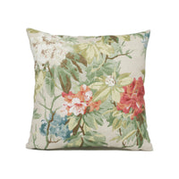 Thumbnail for Colefax and Fowler - Mereworth - Tomato / Olive - Beautiful Delicate Floral Cushion Cover - Handmade Throw Pillow - Designer Home Décor