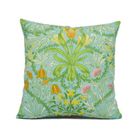 Thumbnail for Ben Pentreath for William Morris - Woodland Weeds - Orange / Turquoise - Floral Cushion Cover - Handmade Throw Pillow - Designer Home Décor